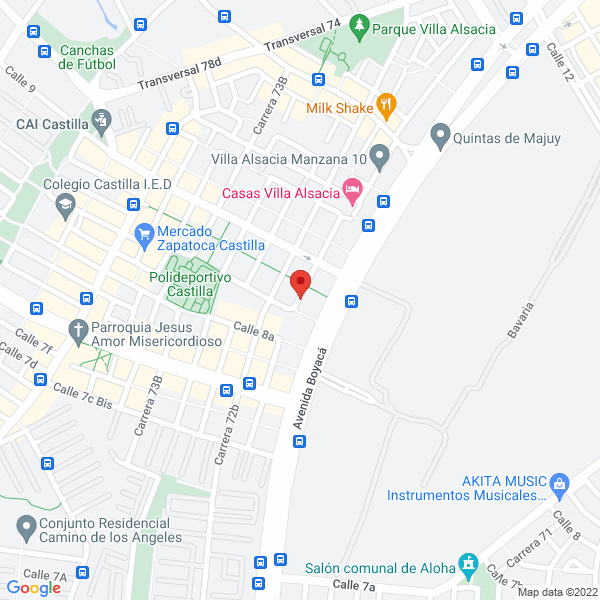 Mapa de Abc Producciones Sonido Profesional