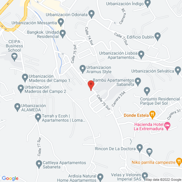Mapa de Abedul Blanco Constructora E Inmobiliaria S.A.S