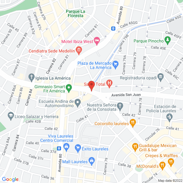 Mapa de Academia Confecor