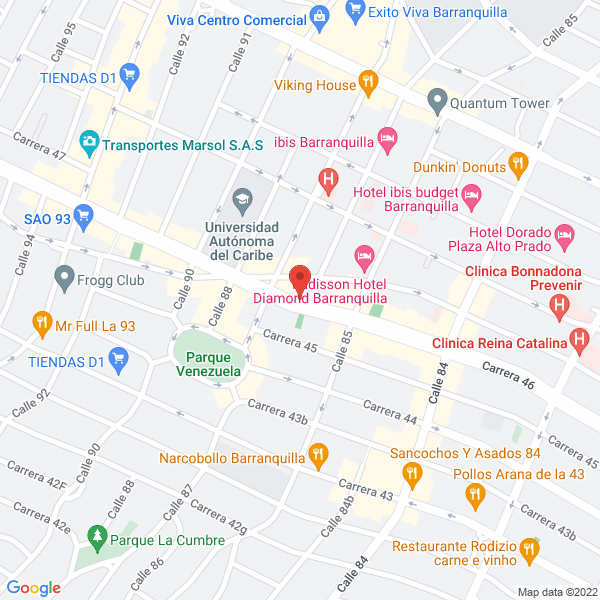 Map of Academia De Artes Conchita Salcedo De Osorio