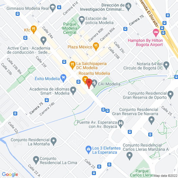Mapa de Academia De Artes Marciales Chinas Huan Long