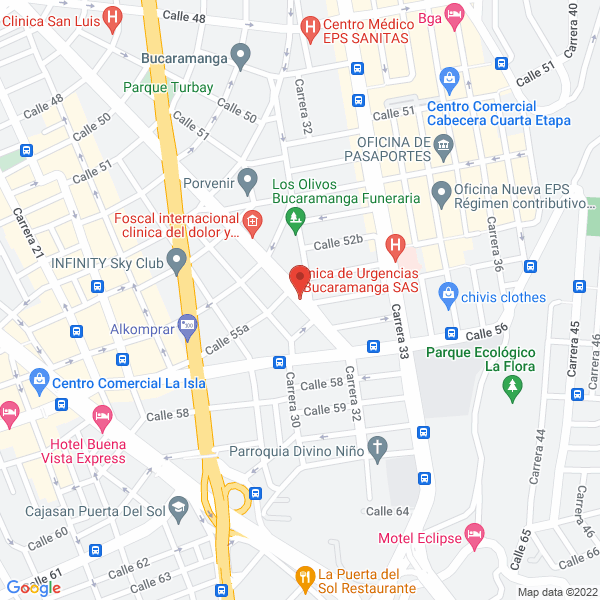 Map of Abril Ortodoncia