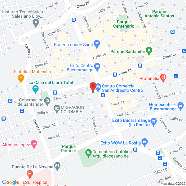 Map of Aca Computadores