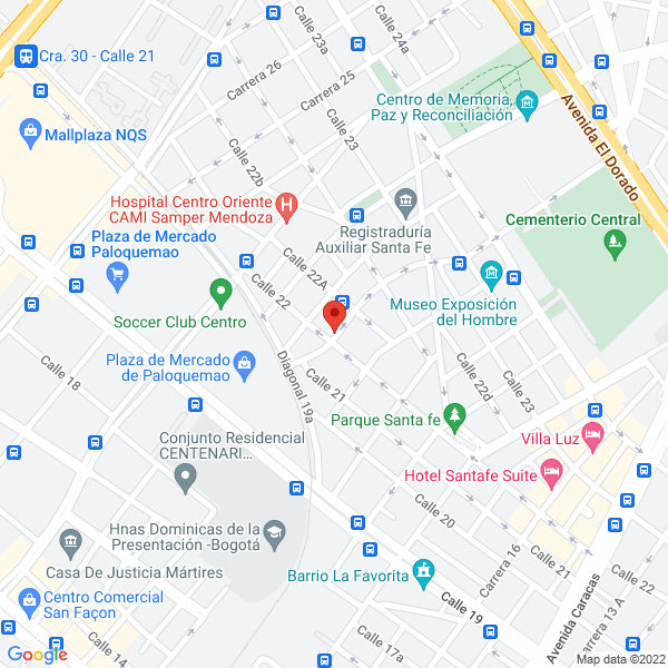 Mapa de Acabados Y Construcciones Jairo Torres