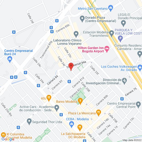 Mapa de Agencia De Aduana Nancomex Ltda