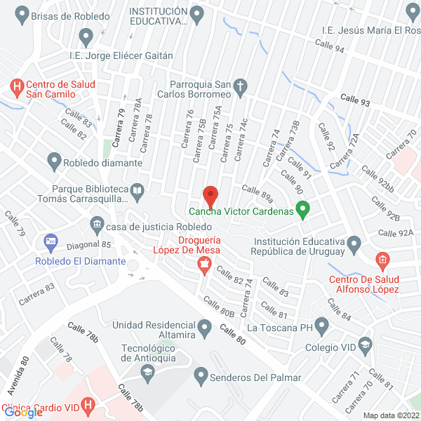 Map of Agencia De Transporte Especial