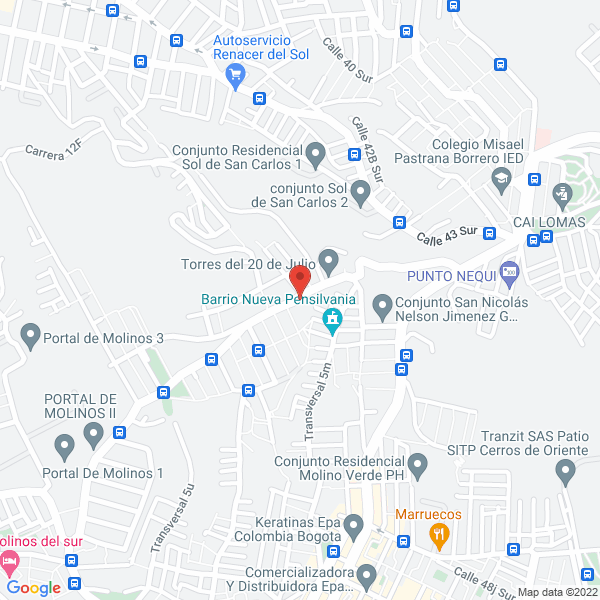 Mapa de Accesorios Petroleros Sas