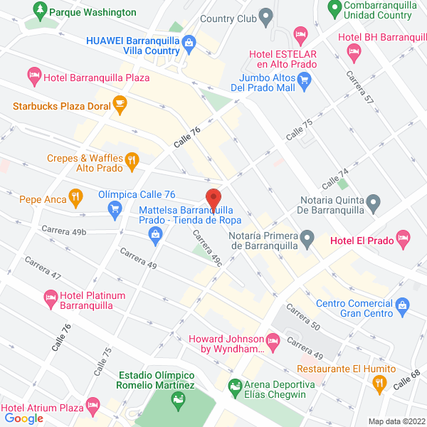 Map of Aceficar S.A.S.