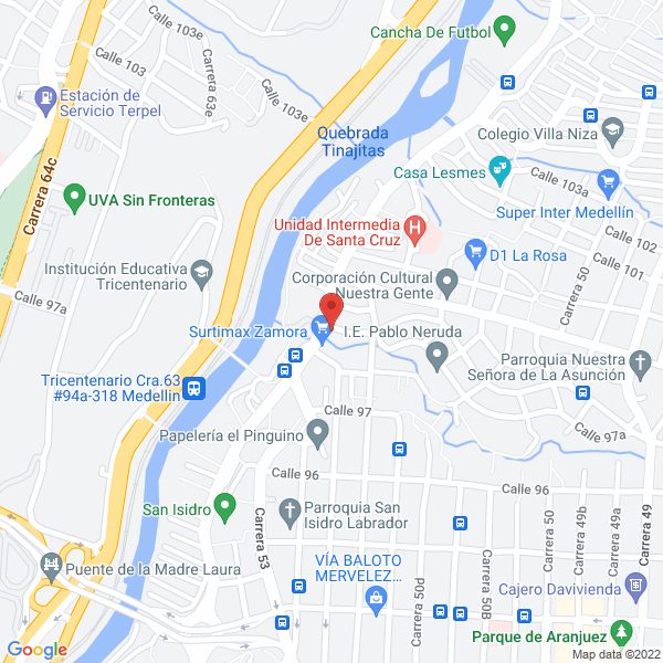 Mapa de Aceros Y Cocinas Integrales