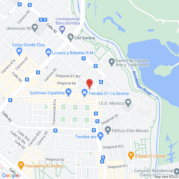 Mapa de Acuabello Escuela De Natación