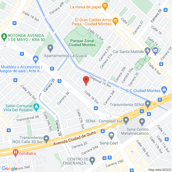 Mapa de Afilados Y Rectificados Especiales