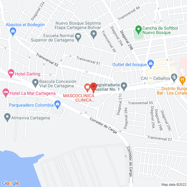 Map of Agencia Clm Grupo Logístico Ltda.