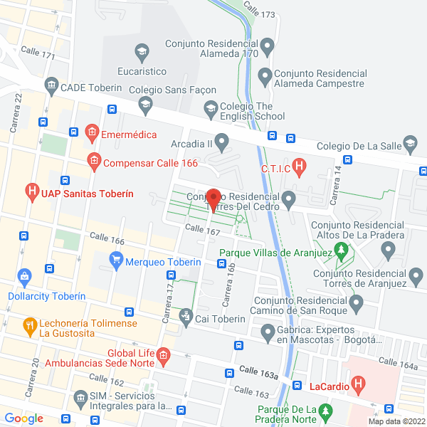 Mapa de Agencia De Plomería Instalando Ltda.