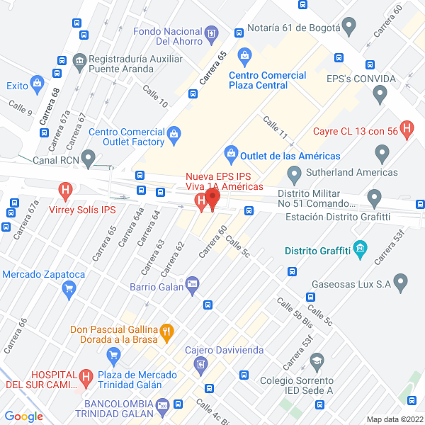 Mapa de Action Hydraulics S.A.S.