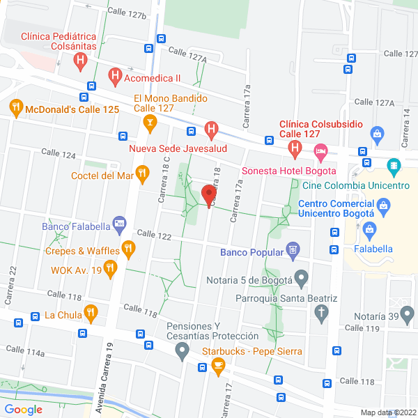 Mapa de Agroindustria Icarco S.A.S
