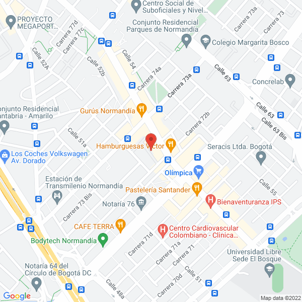 Mapa de Agencia De Aduanas Mircana S.A