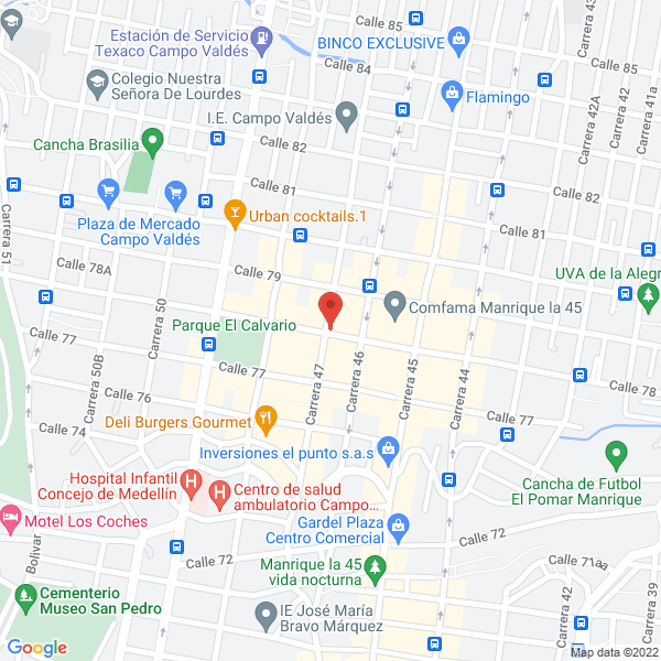 Mapa de Agencia De Granos Y Papa Arcesio Quintero