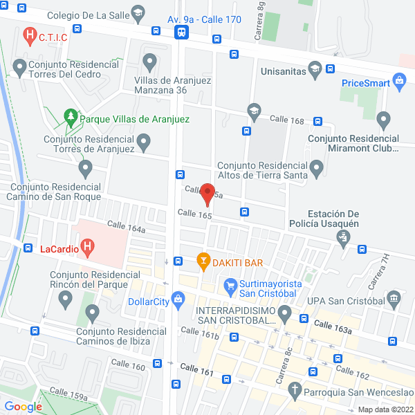 Mapa de Agencia De Viajes Operadora De Transporte Turismo Y Eventos S.A.S.