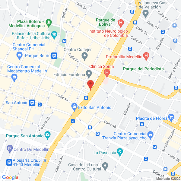 Mapa de Agencia De Viajes Sol Y Mar