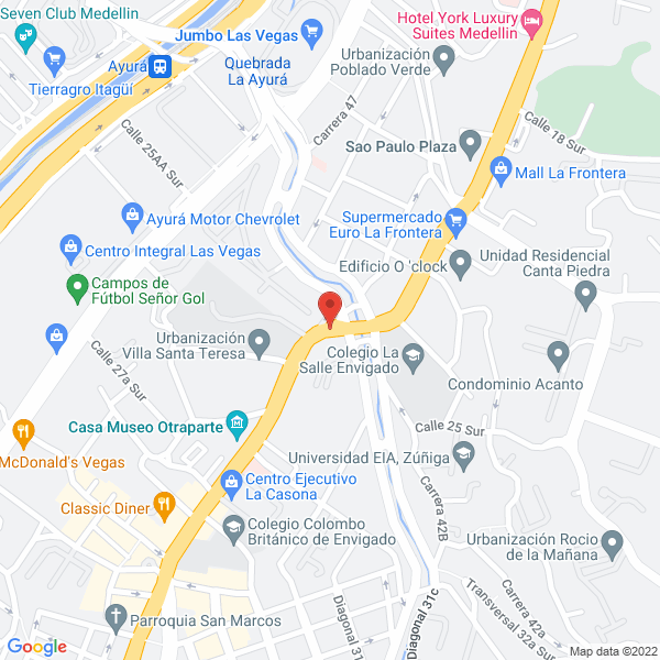 Mapa de Agencia De Viajes Turismo Ayura Ltda