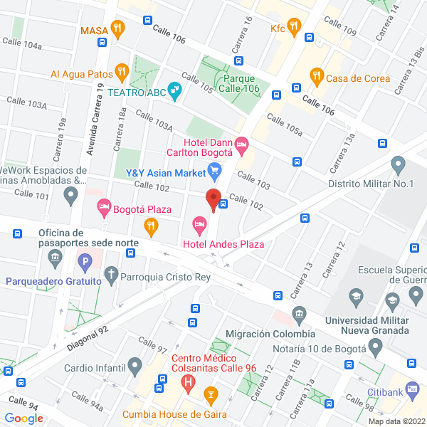 Mapa de Agencia De Viajez Az S.A.