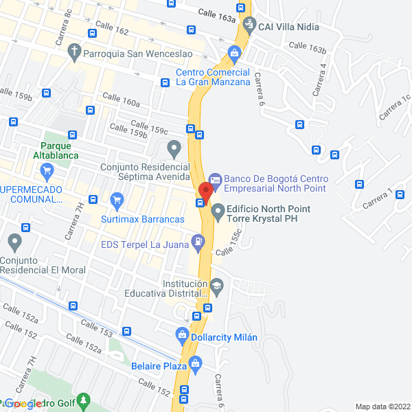 Mapa de Aic Estructuras Y Construciones S. A. S.