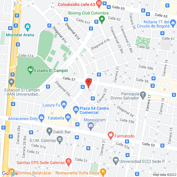 Mapa de Air Cool Ingeniería S.A.S.