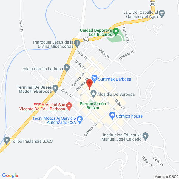 Mapa de Agropecuaria Granja Principal