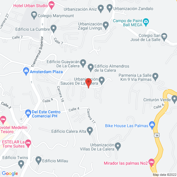 Mapa de Agropecuaria La 18