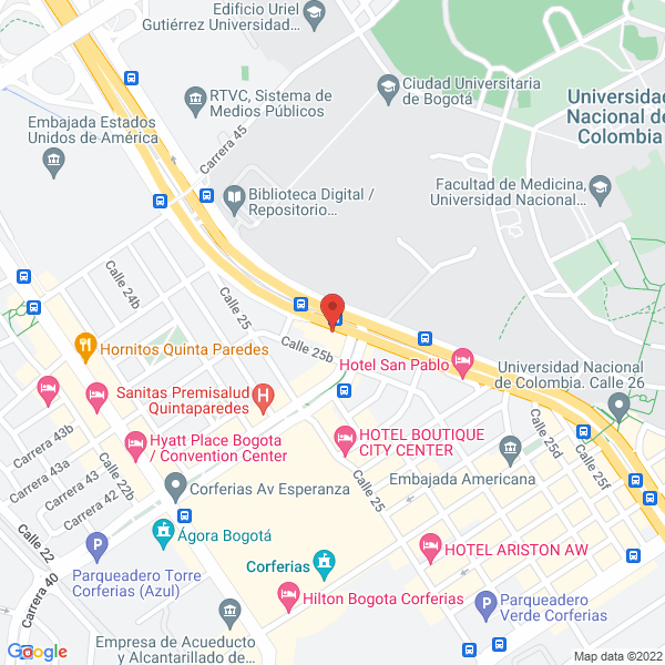 Mapa de Agrupacion Orquesta Cumbre