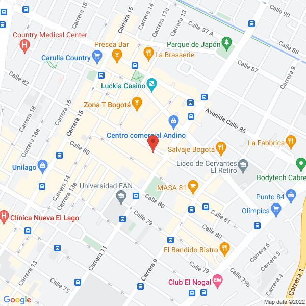 Mapa de Agua Bendita