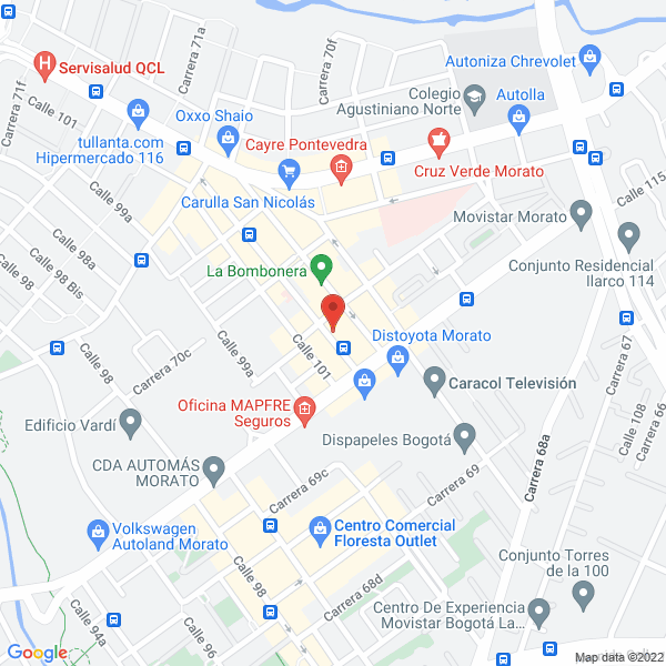 Mapa de Ag Pharmaceutical S.A.S.