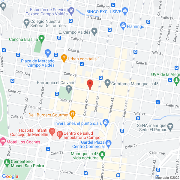 Mapa de Agroinversiones Osorio López S.A.S