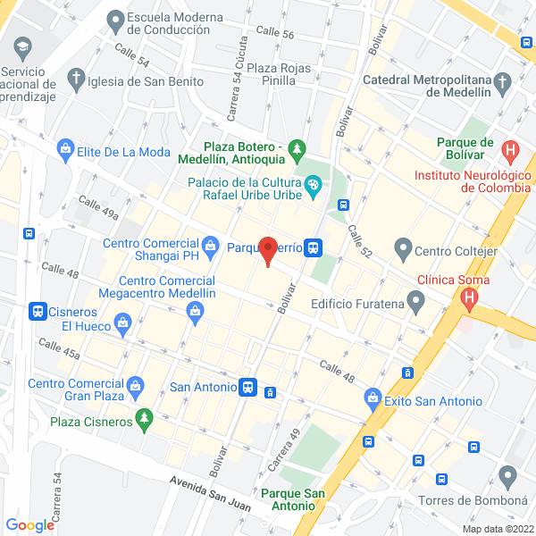 Mapa de Agromantez S.A.S