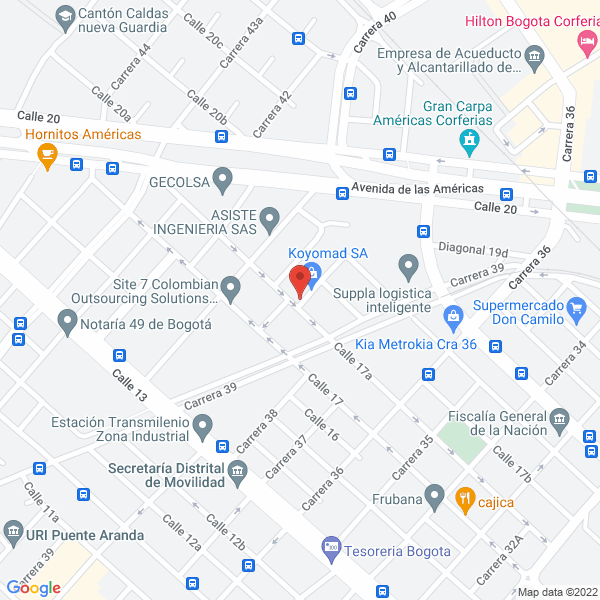 Mapa de Agropecuaria El Cedro S.A.