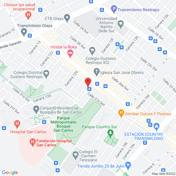 Mapa de Agrupación Acción Vallenata