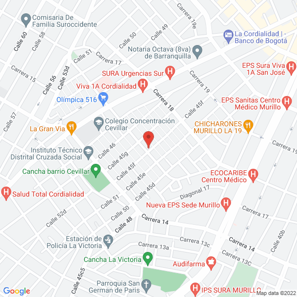 Map of Agrupación Enlace 7