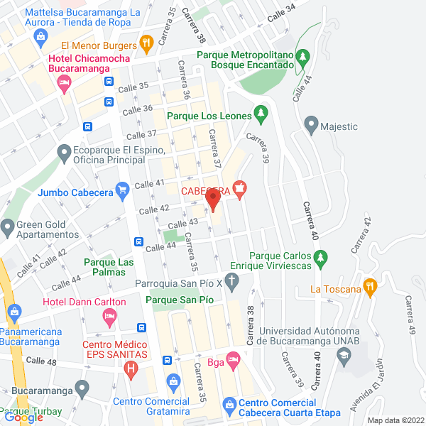 Map of Alcohólicos Anónimos