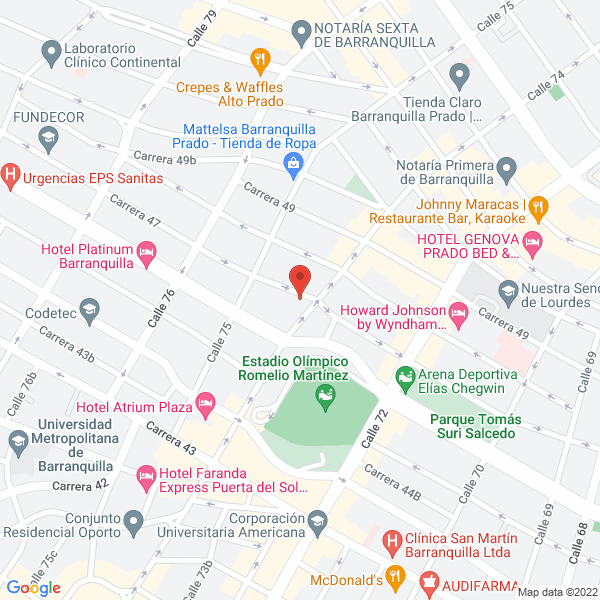 Map of Alemsys S.A.