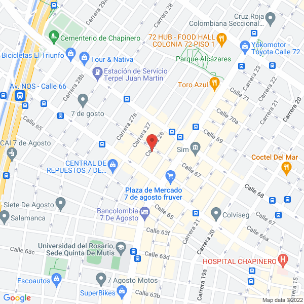Mapa de Alex Masajista Profesional