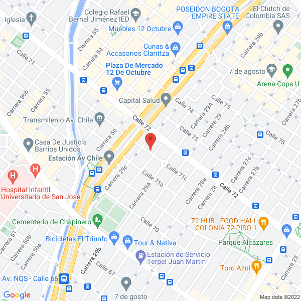Mapa de Alma Vp Proyectos S.A.S.