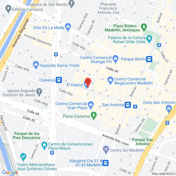 Mapa de Aico Comercial