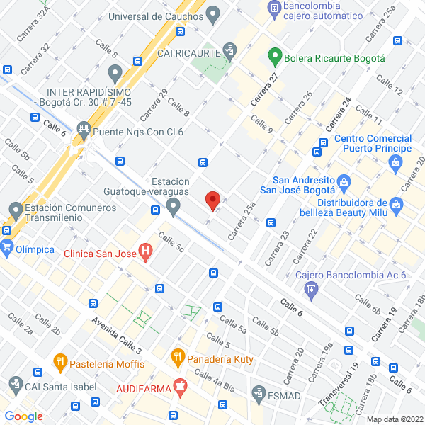 Mapa de Aicopores Ltda.