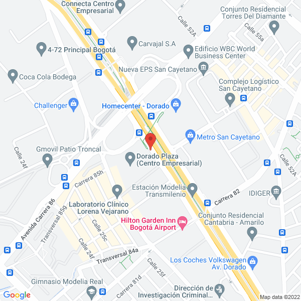 Mapa de Aintercarga S.A.S.