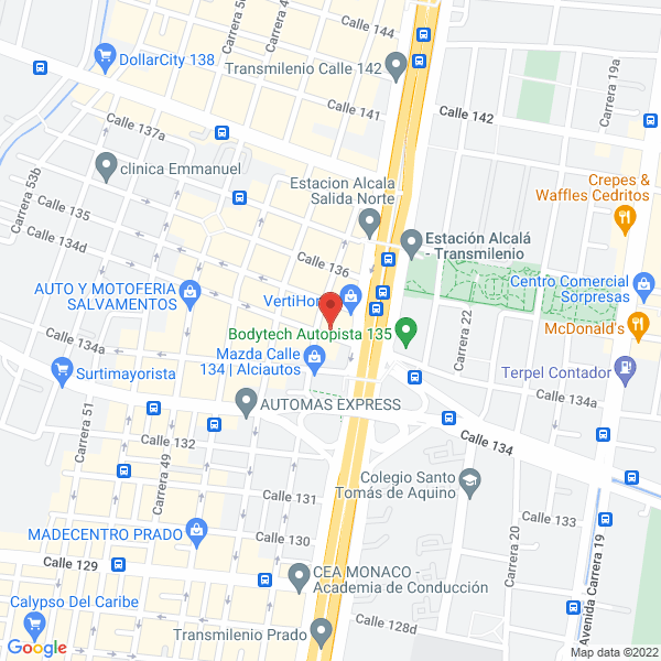 Mapa de Aires La Recta