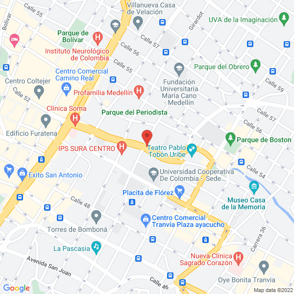 Mapa de Dr Humberto Agudelo Herrera