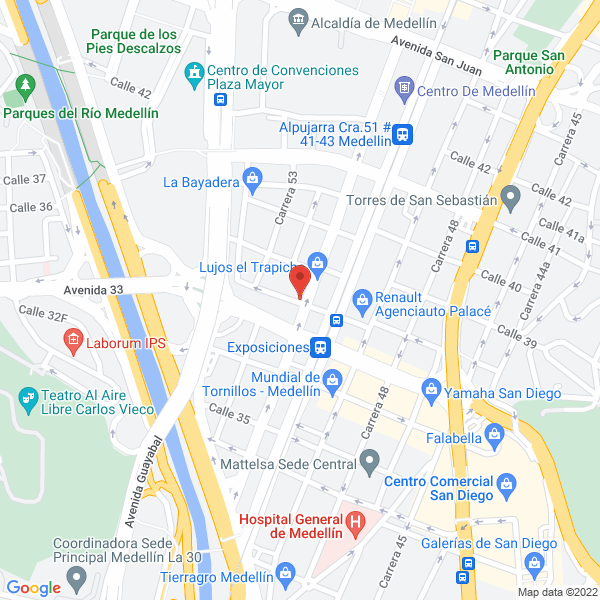 Mapa de Almacén Bimotor Lujos