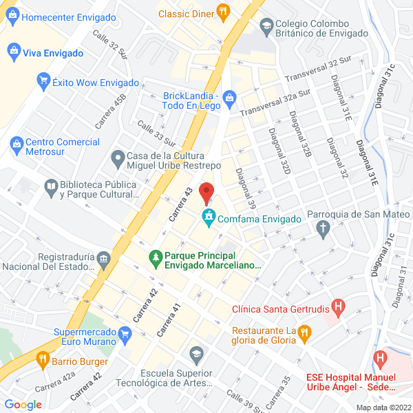Mapa de Almacén Brujerías