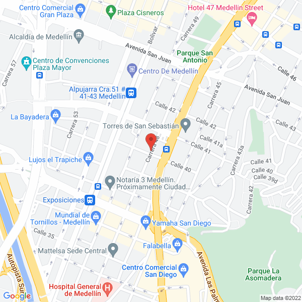 Mapa de Almacén Centro Mazda