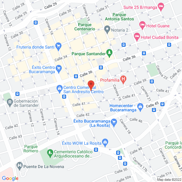 Map of Almacén Circuito Eléctrico Ltda.